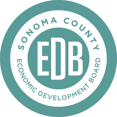 Sonoma County Economic Development Board logo. EDB