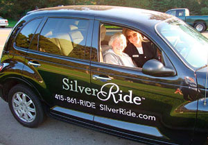 Silver Ride Car